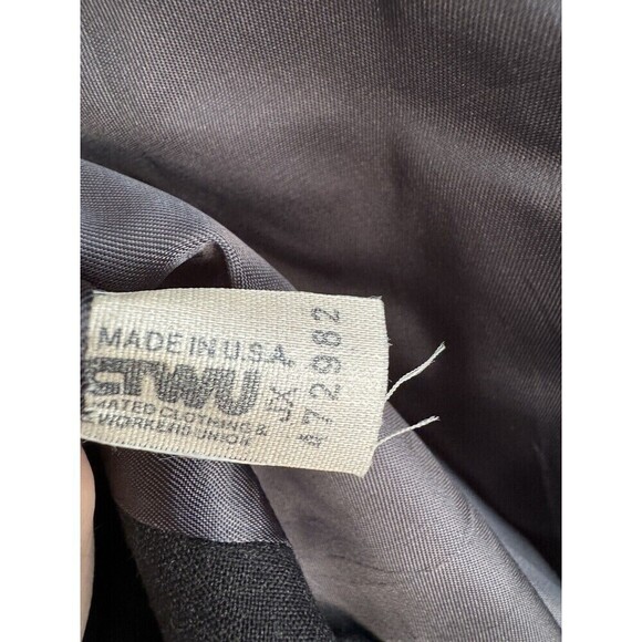 Jos A Bank 100% pure Wool Suit Jacket + Pants Pleated Gray Classic USA MADE - Picture 14 of 16